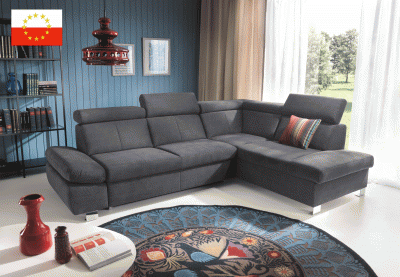 Clearance Living Room Happy Sectional w/Bed & Storage