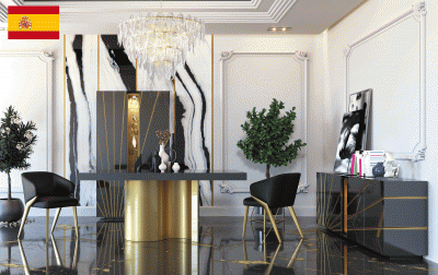 Brands Franco Gold Oro Black Dining room