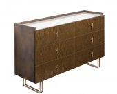 Bedroom Furniture Dressers and Chests Fiamma Double dresser
