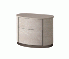 Round Night Stand Ivory