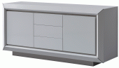 Elite WHITE 3Door buffet/ Mirror