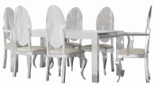 Dining Room Furniture Tables Carmen White Dining Table
