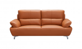 Living Room Furniture Sofas Loveseats and Chairs 1810 Orange Sofa Only